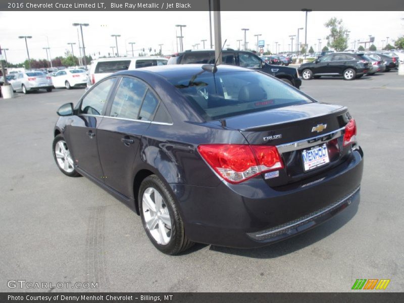 Blue Ray Metallic / Jet Black 2016 Chevrolet Cruze Limited LT