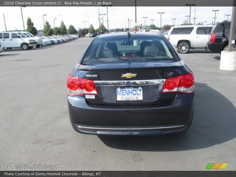Blue Ray Metallic / Jet Black 2016 Chevrolet Cruze Limited LT