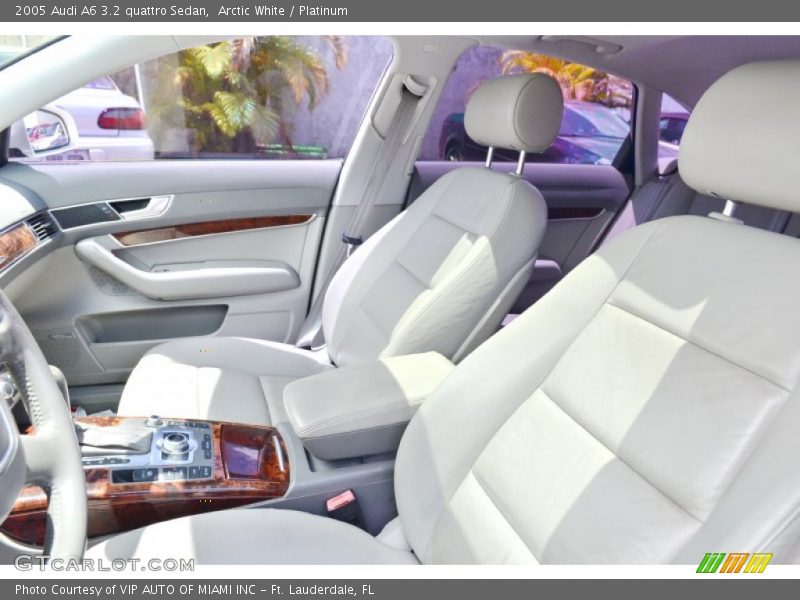 Arctic White / Platinum 2005 Audi A6 3.2 quattro Sedan