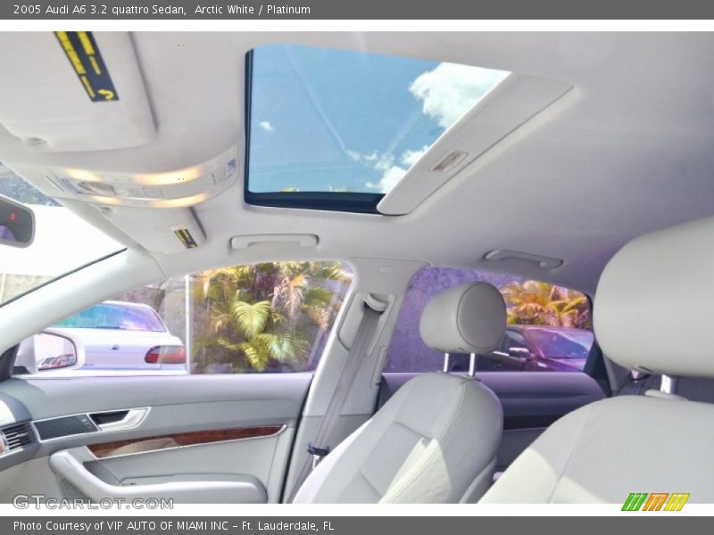 Arctic White / Platinum 2005 Audi A6 3.2 quattro Sedan