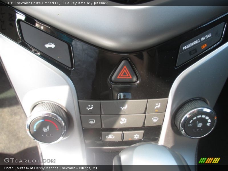 Blue Ray Metallic / Jet Black 2016 Chevrolet Cruze Limited LT