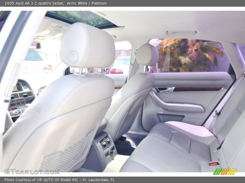 Arctic White / Platinum 2005 Audi A6 3.2 quattro Sedan