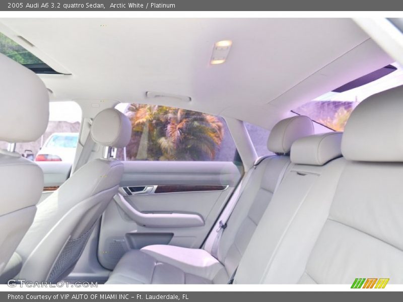 Arctic White / Platinum 2005 Audi A6 3.2 quattro Sedan