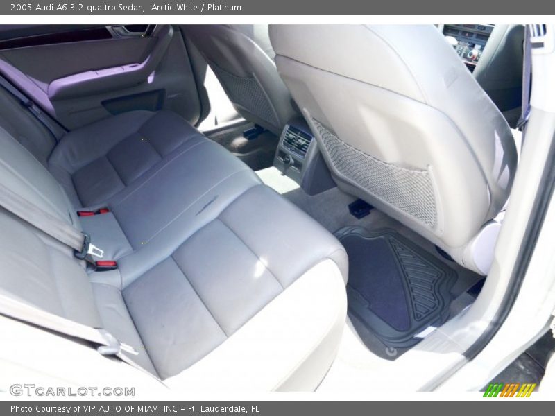 Arctic White / Platinum 2005 Audi A6 3.2 quattro Sedan