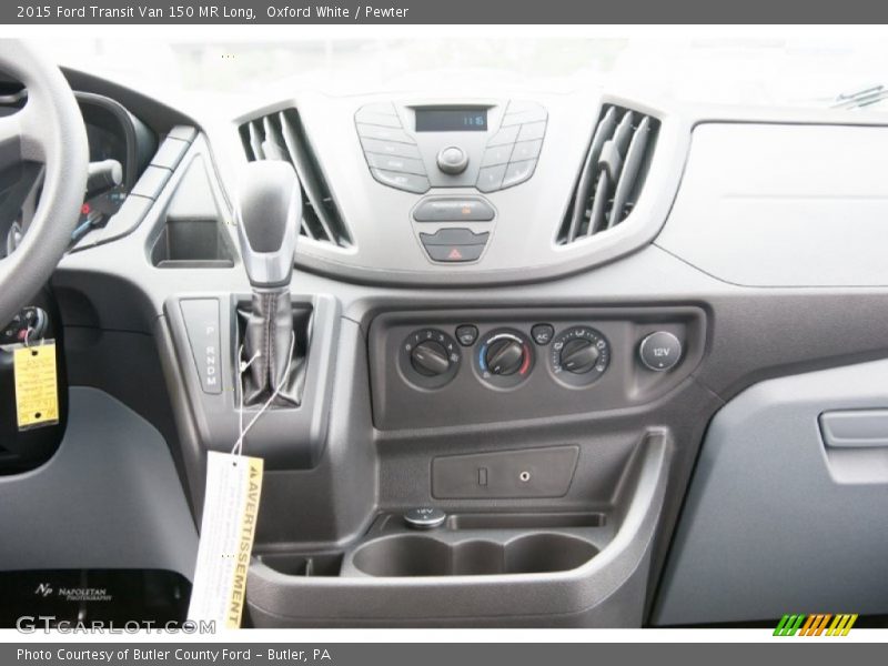 Oxford White / Pewter 2015 Ford Transit Van 150 MR Long