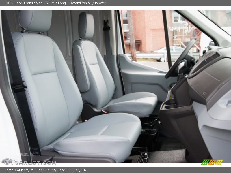 Oxford White / Pewter 2015 Ford Transit Van 150 MR Long