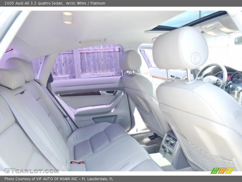 Arctic White / Platinum 2005 Audi A6 3.2 quattro Sedan
