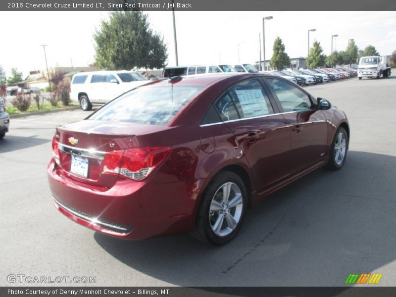 Siren Red Tintcoat / Jet Black 2016 Chevrolet Cruze Limited LT