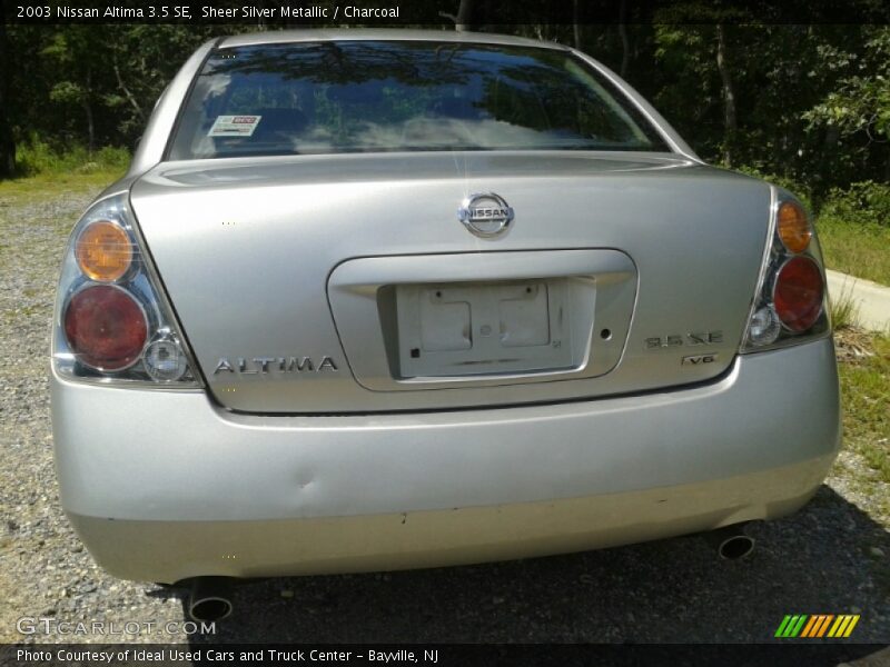 Sheer Silver Metallic / Charcoal 2003 Nissan Altima 3.5 SE