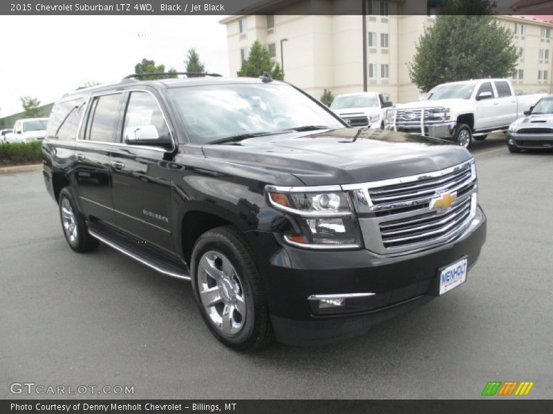 Black / Jet Black 2015 Chevrolet Suburban LTZ 4WD