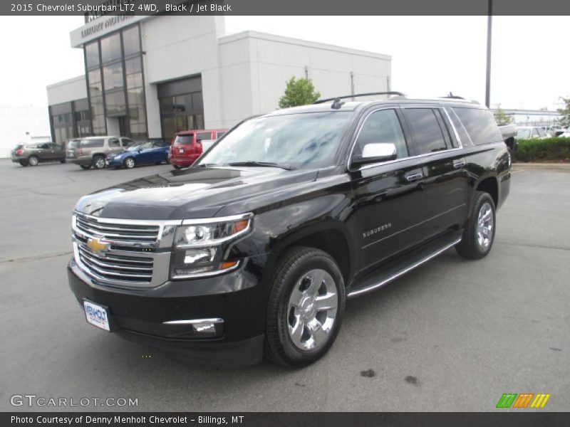 Black / Jet Black 2015 Chevrolet Suburban LTZ 4WD