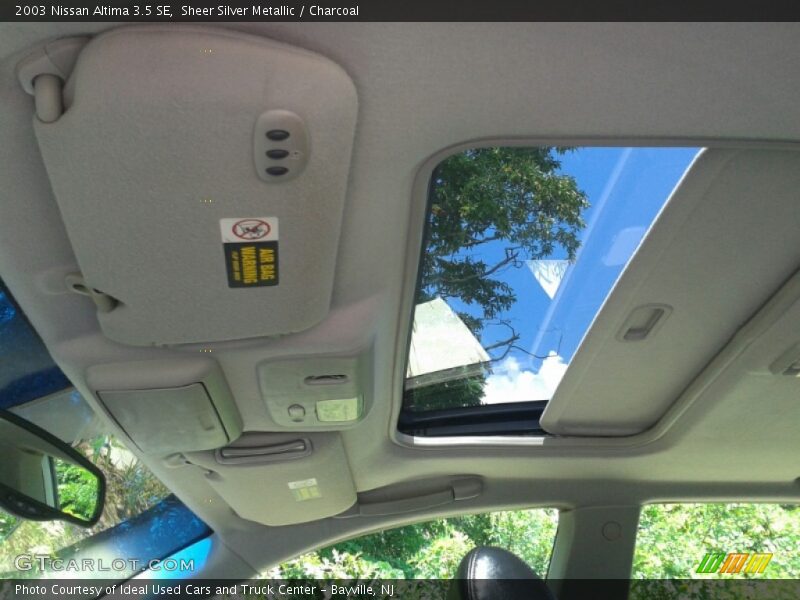Sheer Silver Metallic / Charcoal 2003 Nissan Altima 3.5 SE