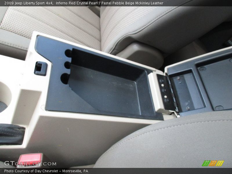 Inferno Red Crystal Pearl / Pastel Pebble Beige Mckinley Leather 2009 Jeep Liberty Sport 4x4