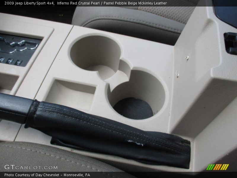 Inferno Red Crystal Pearl / Pastel Pebble Beige Mckinley Leather 2009 Jeep Liberty Sport 4x4