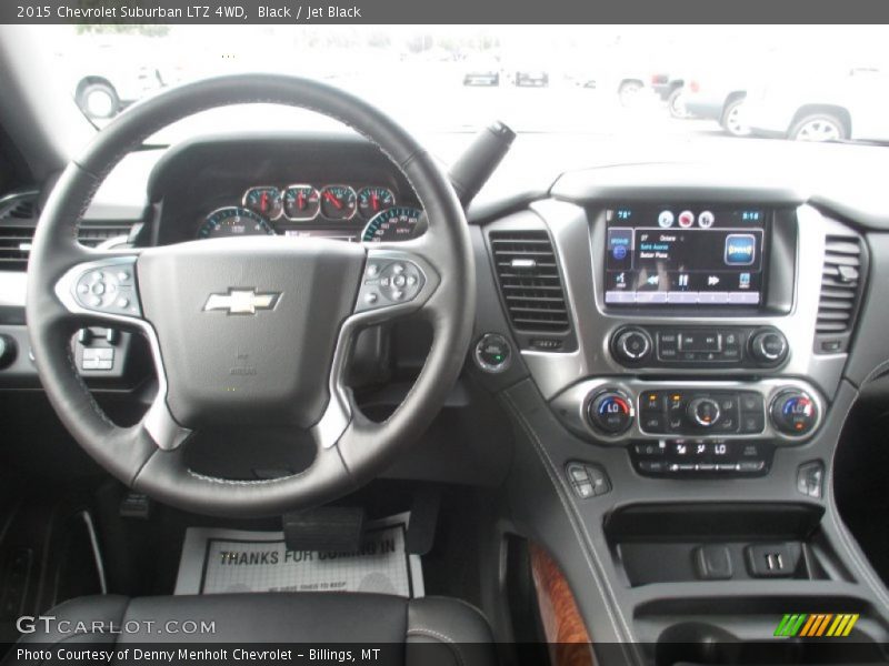 Black / Jet Black 2015 Chevrolet Suburban LTZ 4WD