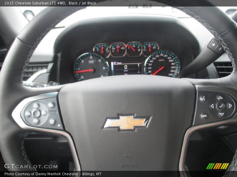 Black / Jet Black 2015 Chevrolet Suburban LTZ 4WD
