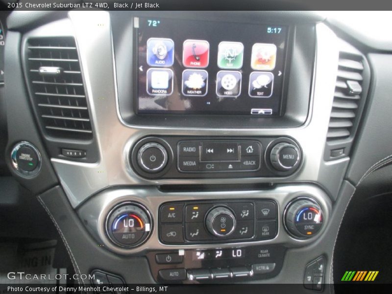 Black / Jet Black 2015 Chevrolet Suburban LTZ 4WD