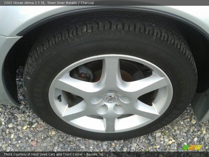 Sheer Silver Metallic / Charcoal 2003 Nissan Altima 3.5 SE