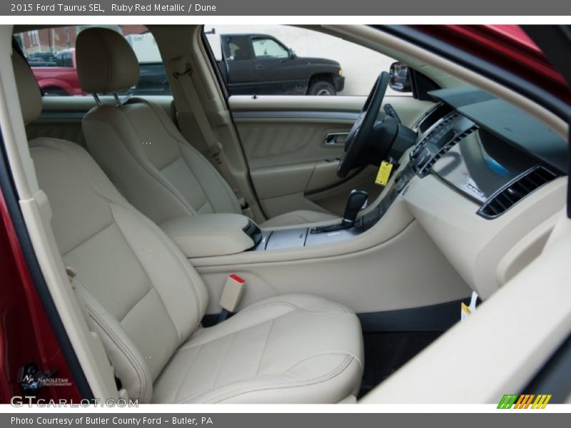 Ruby Red Metallic / Dune 2015 Ford Taurus SEL