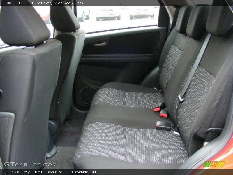 Vivid Red / Black 2008 Suzuki SX4 Crossover