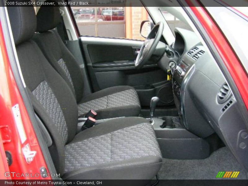 Vivid Red / Black 2008 Suzuki SX4 Crossover
