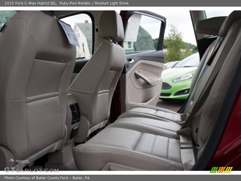 Ruby Red Metallic / Medium Light Stone 2015 Ford C-Max Hybrid SEL