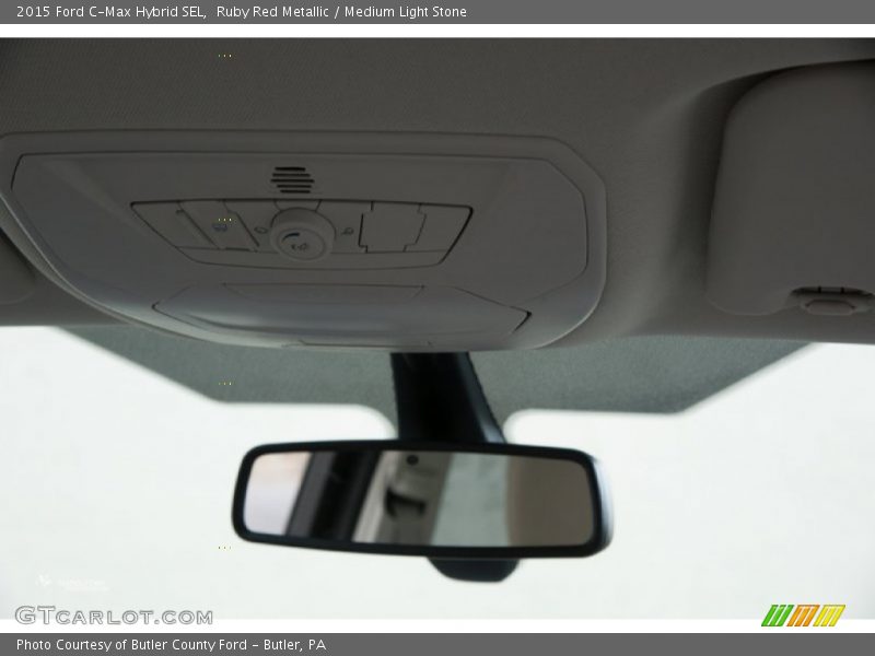Ruby Red Metallic / Medium Light Stone 2015 Ford C-Max Hybrid SEL