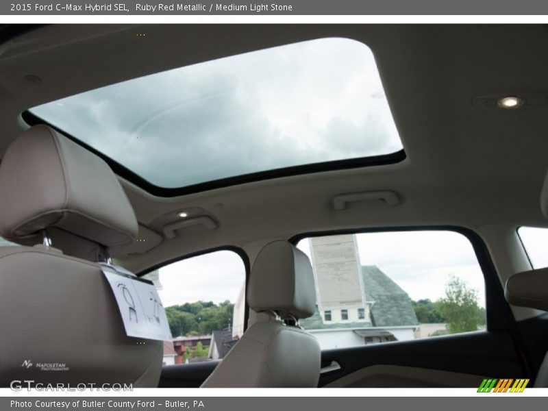 Ruby Red Metallic / Medium Light Stone 2015 Ford C-Max Hybrid SEL
