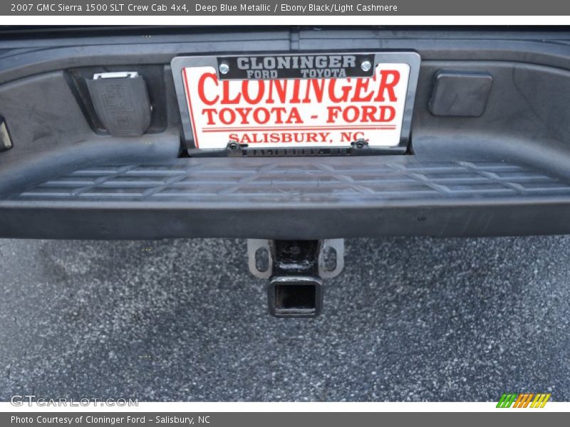 Deep Blue Metallic / Ebony Black/Light Cashmere 2007 GMC Sierra 1500 SLT Crew Cab 4x4
