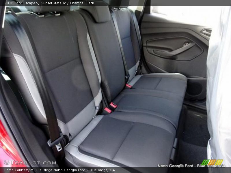 Sunset Metallic / Charcoal Black 2016 Ford Escape S