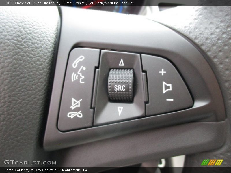 Summit White / Jet Black/Medium Titanium 2016 Chevrolet Cruze Limited LS