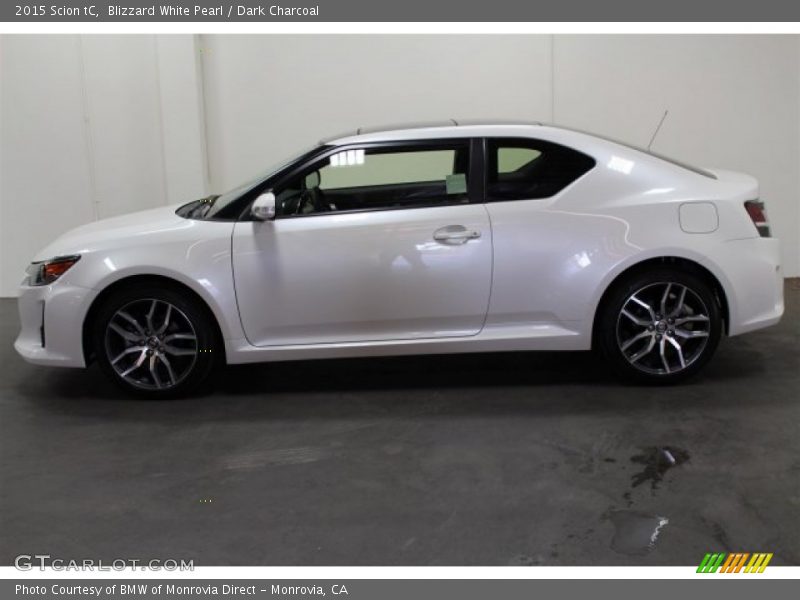 Blizzard White Pearl / Dark Charcoal 2015 Scion tC