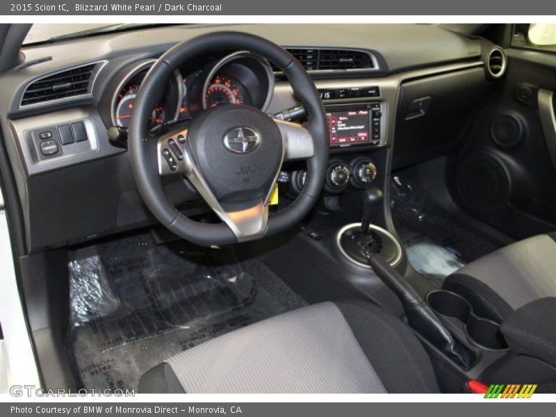 Blizzard White Pearl / Dark Charcoal 2015 Scion tC