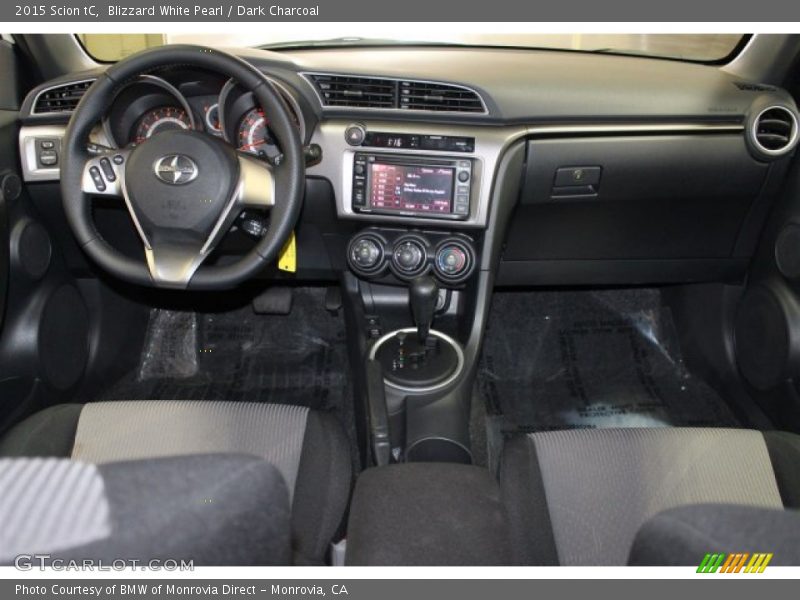 Blizzard White Pearl / Dark Charcoal 2015 Scion tC