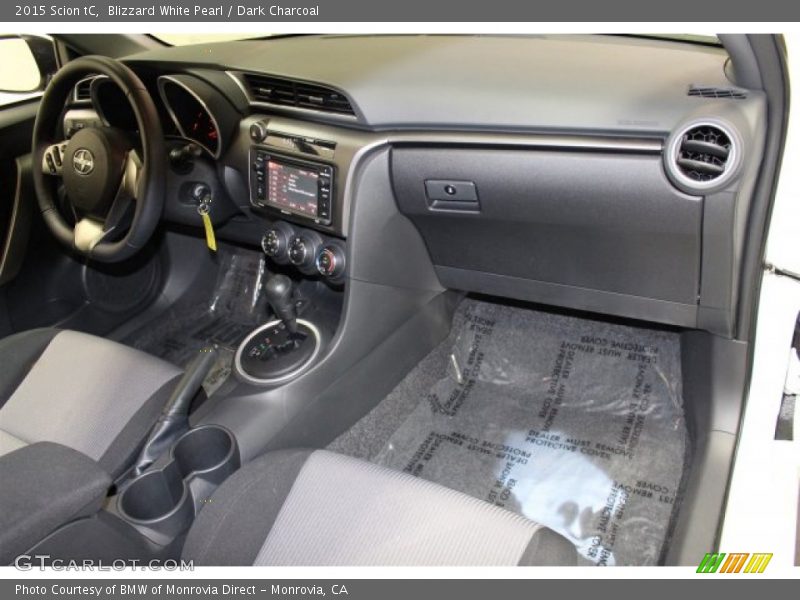 Blizzard White Pearl / Dark Charcoal 2015 Scion tC