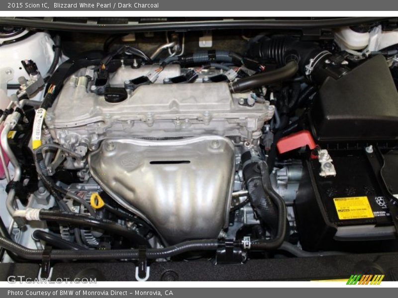 Blizzard White Pearl / Dark Charcoal 2015 Scion tC
