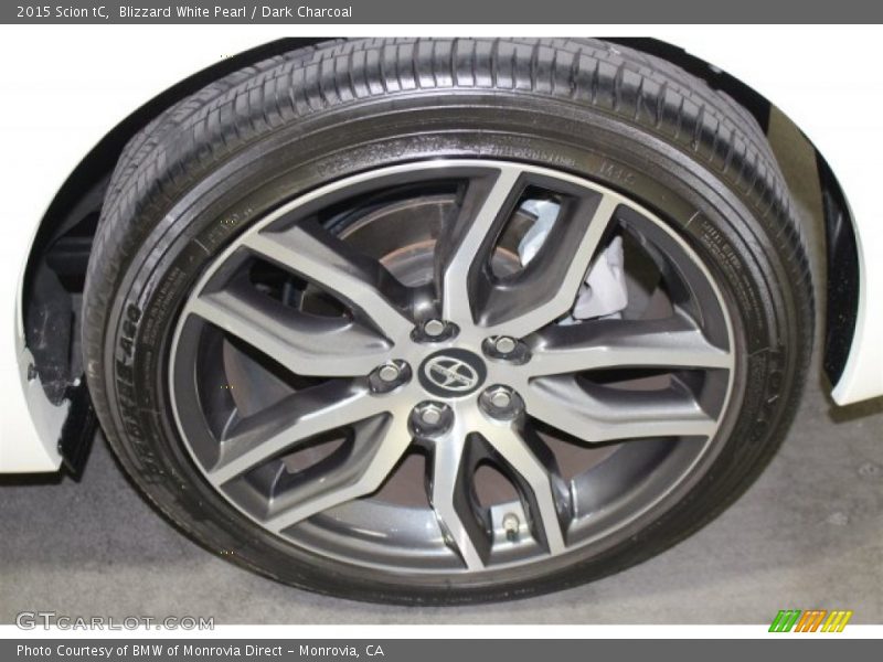 Blizzard White Pearl / Dark Charcoal 2015 Scion tC