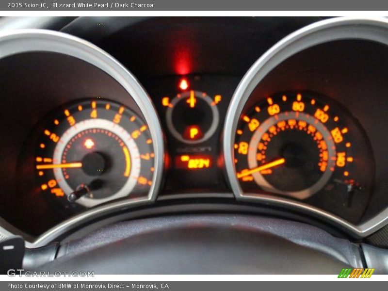 Blizzard White Pearl / Dark Charcoal 2015 Scion tC