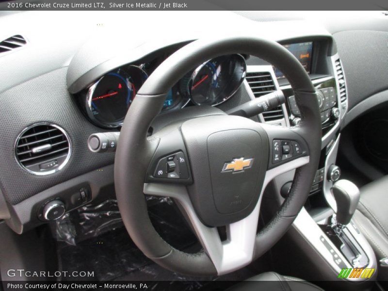 Silver Ice Metallic / Jet Black 2016 Chevrolet Cruze Limited LTZ