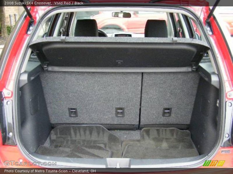 Vivid Red / Black 2008 Suzuki SX4 Crossover