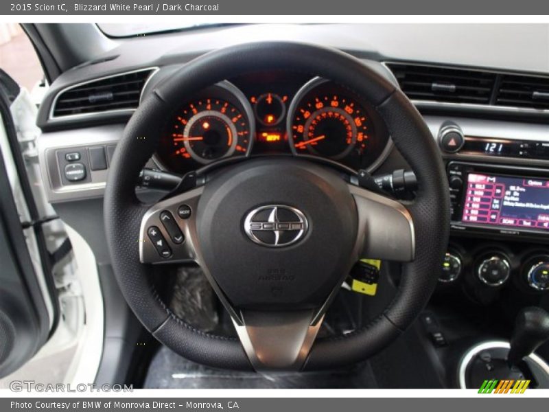 Blizzard White Pearl / Dark Charcoal 2015 Scion tC