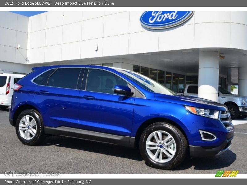  2015 Edge SEL AWD Deep Impact Blue Metallic