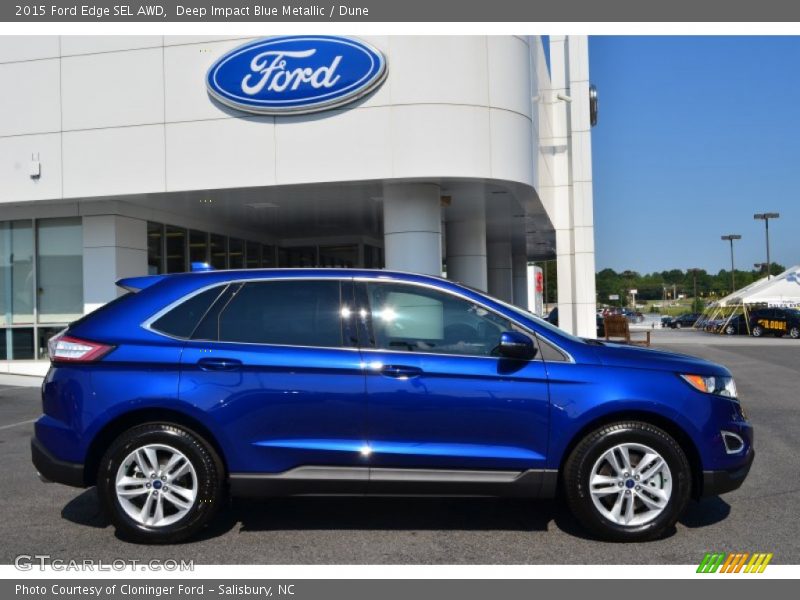  2015 Edge SEL AWD Deep Impact Blue Metallic