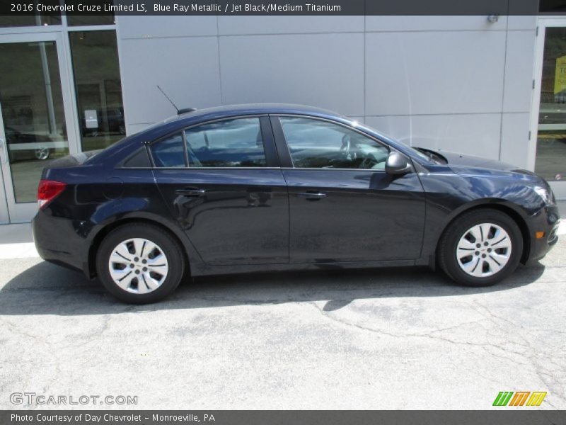 Blue Ray Metallic / Jet Black/Medium Titanium 2016 Chevrolet Cruze Limited LS