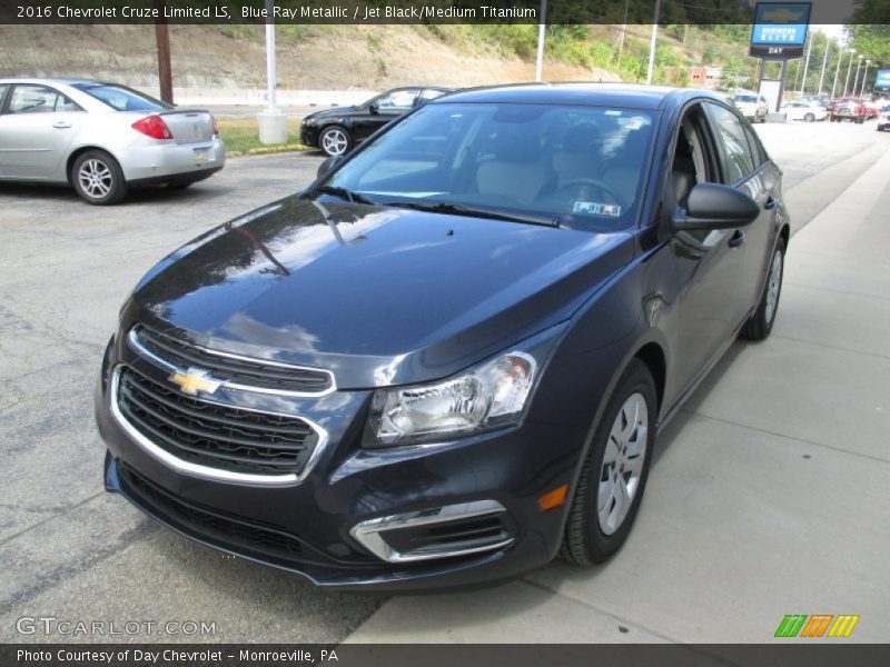 Blue Ray Metallic / Jet Black/Medium Titanium 2016 Chevrolet Cruze Limited LS