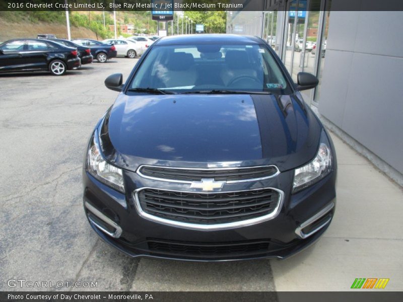 Blue Ray Metallic / Jet Black/Medium Titanium 2016 Chevrolet Cruze Limited LS
