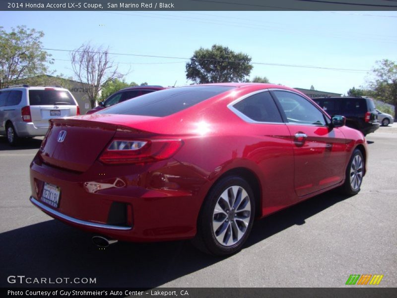 San Marino Red / Black 2014 Honda Accord LX-S Coupe