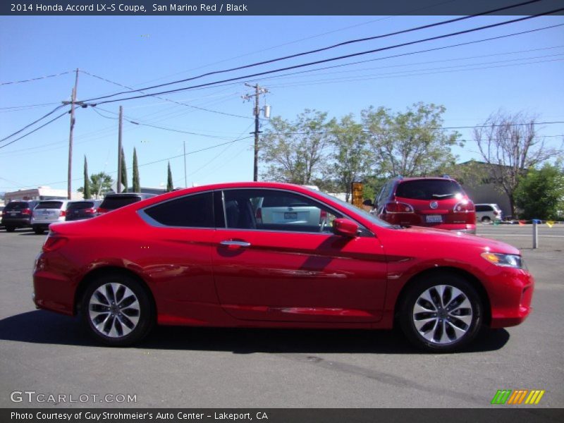 San Marino Red / Black 2014 Honda Accord LX-S Coupe