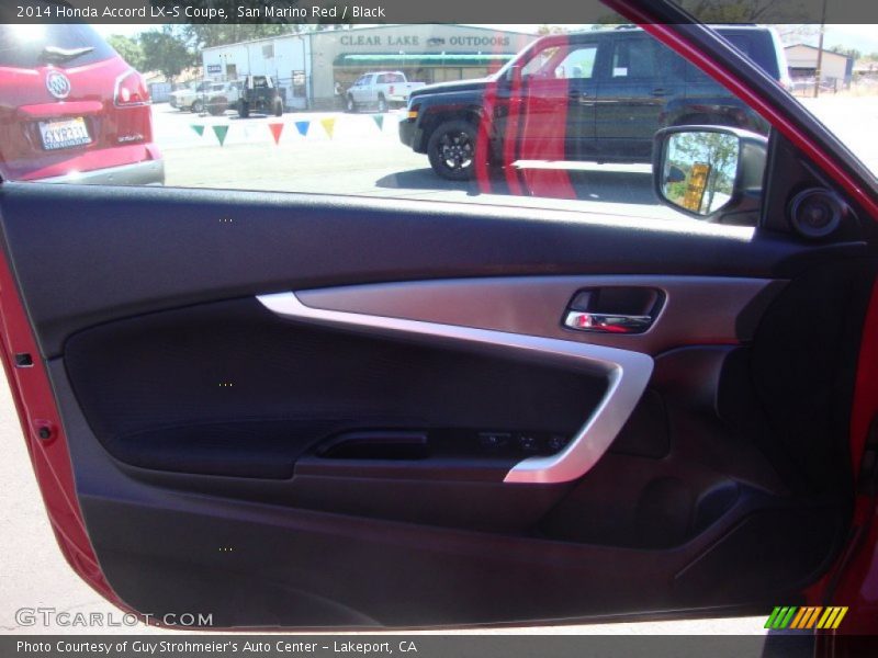 San Marino Red / Black 2014 Honda Accord LX-S Coupe