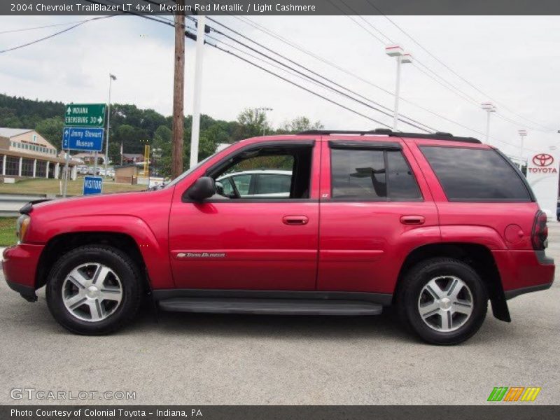 Medium Red Metallic / Light Cashmere 2004 Chevrolet TrailBlazer LT 4x4